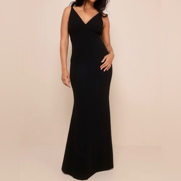 Lulus Melora Black Sleeveless Maxi Dress NWT XL - Picture 1 of 9